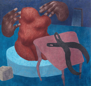 Ginny Casey, ‘Moody Blue Studio’, 2017