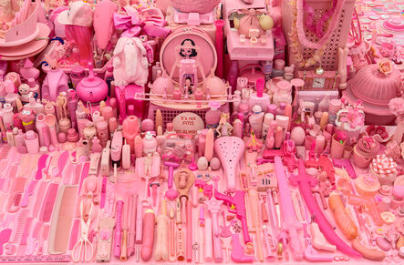 Portia Munson, ‘Pink Project: Table (gun detail)’, 2016