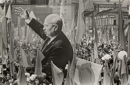 Dmitri Baltermants, ‘Red Square Parade with Banner of Kruschev’, circa 1950s