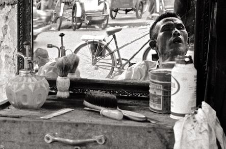 Kenneth Hoffman, ‘Sidewalk Barber #2 Saigon 1970’