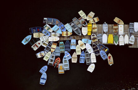 Alex Maclean, ‘Dinghies Clustered Around Dock, Duxbury’, 2010