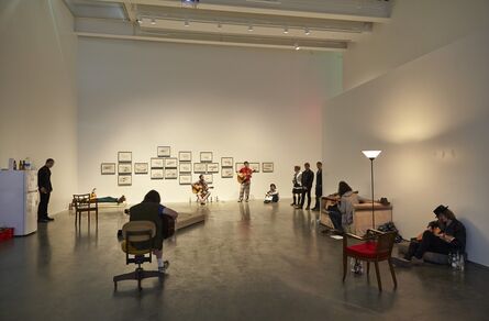 Ragnar Kjartansson, ‘Installation view, "Ragnar Kjartansson: Me, My Mother, My Father, and I,” New Museum, 2014’