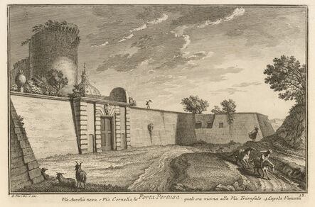 Giuseppe Vasi, ‘Porta Pertusa’, 1747-1801