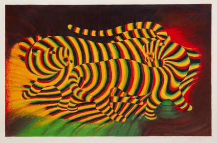 Victor Vasarely, ‘Tigres’, c. 1970
