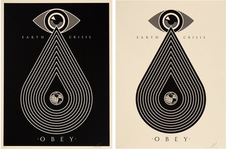 Shepard Fairey, ‘Earth Crisis (Two Works)’, 2014