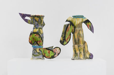 Betty Woodman, ‘Kimono Vases "October"’, 1990