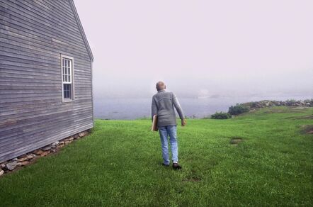 Harry Benson, ‘Andrew Wyeth, Benner Island, Maine’, 1996