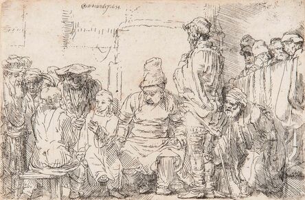 Rembrandt van Rijn, ‘Christ Seated Disputing with the Doctors’