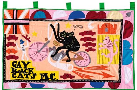 Grayson Perry, ‘GAY BLACK CATS MC’, 2017