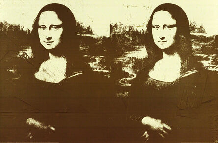 Andy Warhol, ‘Two Golden Mona Lisas’, 1993