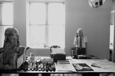 Robert Levin, ‘Andy Warhol with Leonardo Bust, Halston Shoes 1981’, 2015