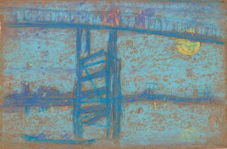 James Abbott McNeill Whistler, ‘Nocturne: Battersea Bridge’, 1872-1873 
