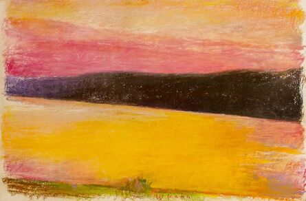 Wolf Kahn, ‘Deep Red Sunset’, 1991
