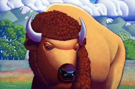 Ray-Mel Cornelius, ‘Bison de Oro’, 2014