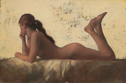 Michael Alford, ‘Nude Reclining, Gold’, 2015