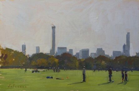 Marc Dalessio, ‘Soccer Players in Central Park’, 2014