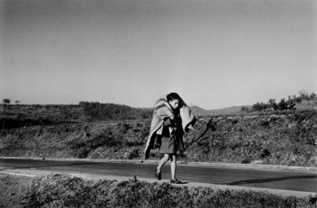 Robert Capa, ‘On the road from Barcelona to the French border. ’, 1939