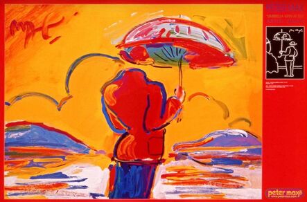 Peter Max, ‘Umbrella Man at Sea’, 2000