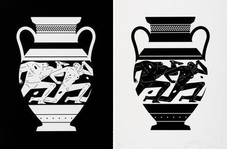 Cleon Peterson, ‘End Of Empire, Amphora (Black and White) (two works)’, 2018