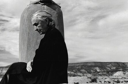 John Loengard, ‘Georgia O’Keeffe on roof at Ghost Ranch, Abiquiu, New Mexico’, 1967