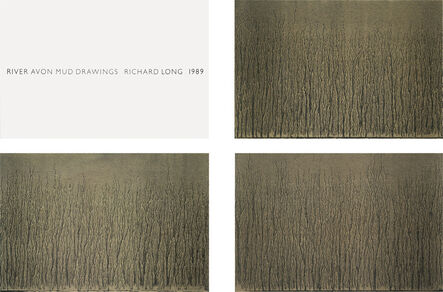 Richard Long, ‘River Avon Mud Drawings ’, 1989