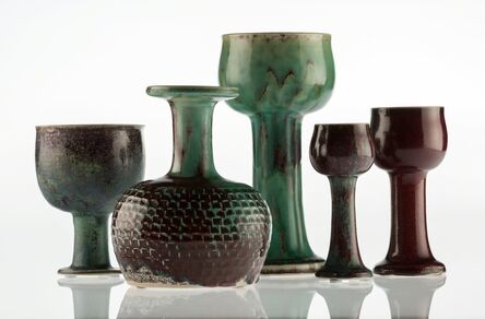 Stig Lindberg, ‘Five Vases’, circa 1960