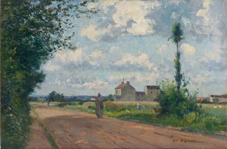Victor Alfred Paul Vignon, ‘Promenade à la sortie du village’, ca. 1880