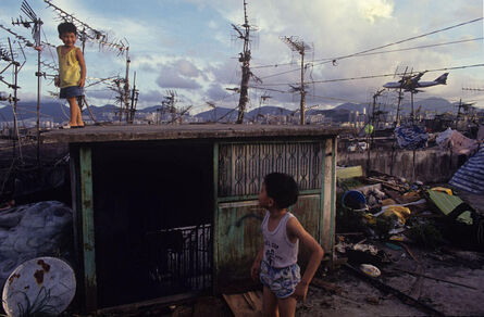 Greg Girard, ‘'Children on Kowloon Walled City Rooftop' Hong Kong’, 1989
