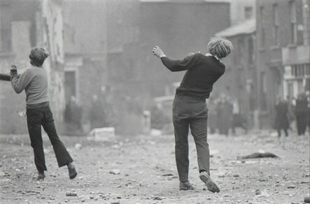Gilles Caron, ‘Manifestations anticatholiques à Londonderry’, 1969