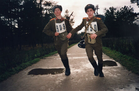 Bertien van Manen, ‘St. Petersburg (Two Soldiers Running)’, 1991