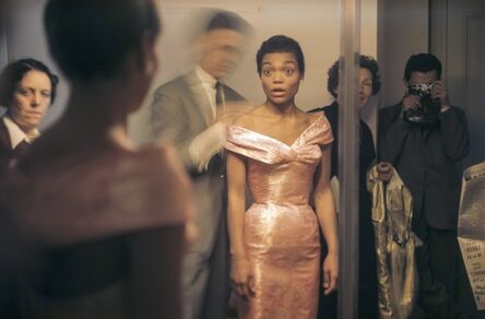 Tony Vaccaro, ‘Eartha Kitt being dressed by Givenchy, Paris, France 1961 ’