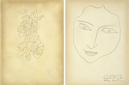 Henri Matisse, ‘A la Memoire d'Angele Lamotte’, 1945