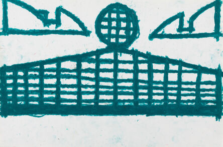 Evelyn Reyes, ‘Fence with Sandwich (Green)’, 2002-2004