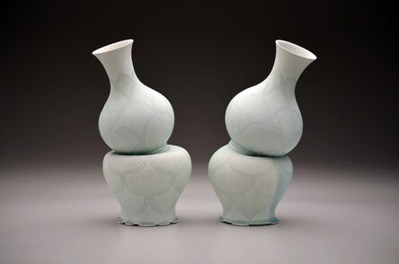 Steven Young Lee, ‘Gourd Vases with Lotus Pattern’, 2016
