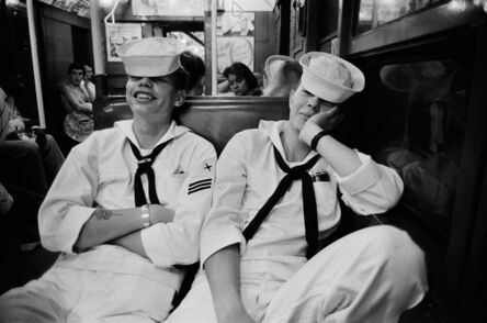 Harold Feinstein, ‘Sailors on the Subway from Coney Island’, 1947