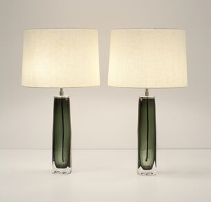 Carl Fagerlund, ‘Pair of Table Lamps’, mid-20th century