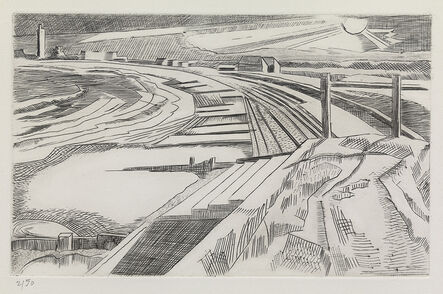 Paul Nash, ‘The Wall, Dymchurch’, 1920
