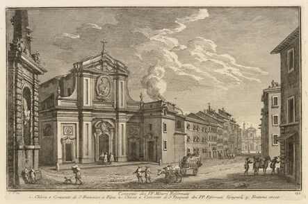 Giuseppe Vasi, ‘Convento dei PP. Minori Reformati’, 1747-1801