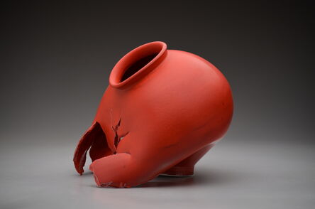 Steven Young Lee, ‘Red Moon Jar’, 2022