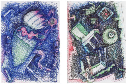 Elizabeth Murray, ‘Untitled (set of 2 drawings)’, 2002