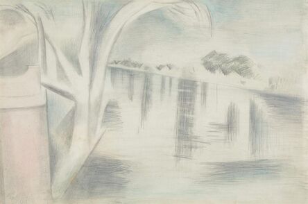 Paul Nash, ‘River and Trees’, 1925