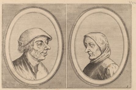 Johannes and Lucas van Doetechum after Pieter Bruegel the Elder, ‘"Mondighe Melis" and "Smeerighe Els"’, ca. 1564/1565