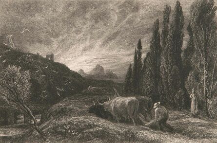 Samuel Palmer, ‘The Early Ploughman’, 1861