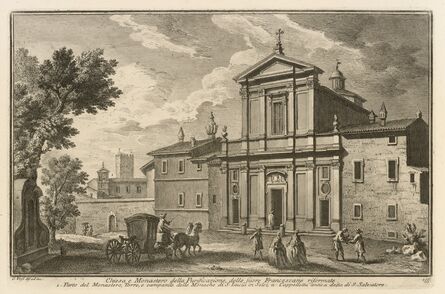 Giuseppe Vasi, ‘Chiesa e Monastero della Purificazione, delle Suore Francescane riformate’, 1747-1801