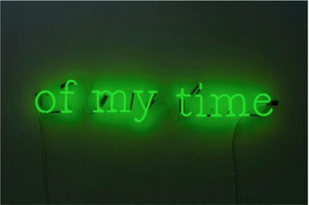 Joseph Kosuth, ‘‘J.J.(F.W.#49)’[Green]’, 2012