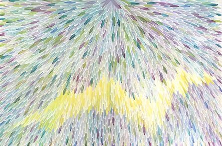 Raymond Walters Japanangka, ‘Ankerre Jukurrpa (Emu Feathers)’, 2019