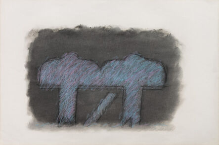 Manuel Hernandez, ‘Signo gris, rosa - azul’, 1985