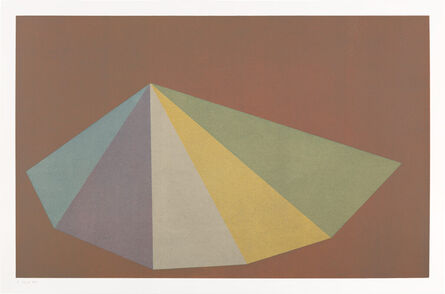 Sol LeWitt, ‘Pyramids: plate #2 (K. 1987.03)’, 1987