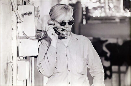 William John Kennedy, ‘Andy Warhol On The Phone - 1964’, Printed in 2006