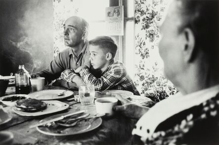 Elliott Erwitt, ‘Farmer Family at Meal, Douglas, Wyoming’, 1954